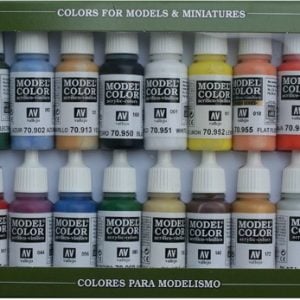 Basic Colors U.S.A. USA Paint Set by Vallejo 70140