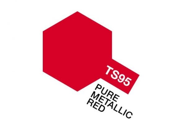 Peinture en aérosol Tamiya TS95 Rouge métallisé pur 85095