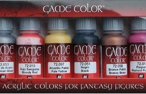 Non Dead Chaos Game Color Colour Paint Set of 8 by Vallejo 72302