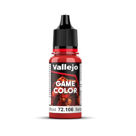 Vallejo Game Color Colour Scarlett Blood 18ml 72106