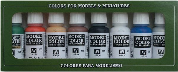 Acrylic colors set for Airbrush Vallejo Model Air Set 71174 Basic