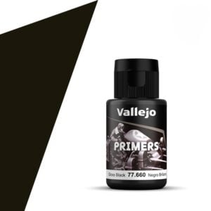 Vallejo Metal Color Colour Gloss Black Primer 77660 32ml