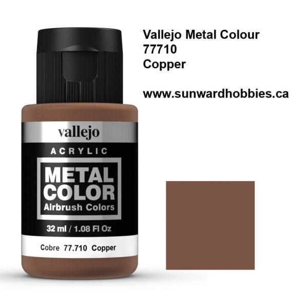 Cuivre Métal Couleur Color by Vallejo 77710