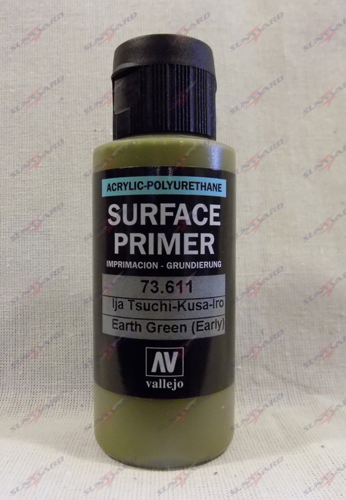 60ml Vallejo Primer Model Color Colour 73611 Earth Green Early