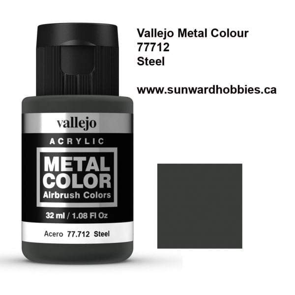 Steel Metal Color Colour by Vallejo 77712