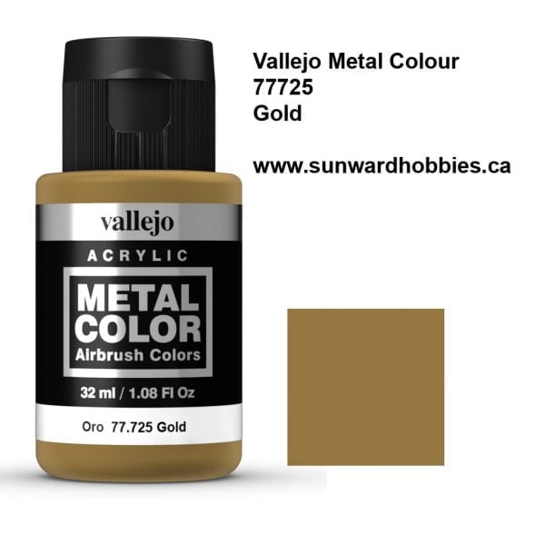 Gold Metal Color Colour by Vallejo 77725