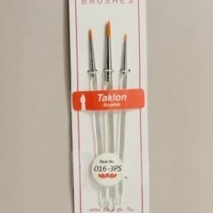 Atlas Detail Round Taklon 3 piece Set ABS016-3PS 016-3PS