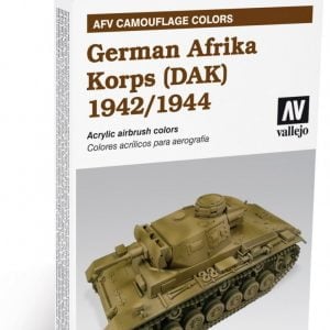 German Afrika Korps 1942-1944 (DAK) Set of 6 by Vallejo 78410