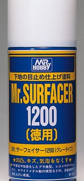 Mr Surfacer 1200 Spray 170ml by Mr Hobby Gunze GUZ-B515 B515