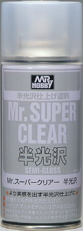 Mr Super Clear Semi Gloss 67ml Spray GUZ-B516 B516