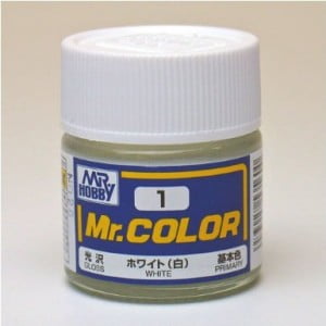 Gloss White by Mr Color GUZ-C1 1