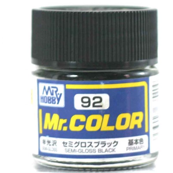 Semi Gloss Black by Mr Color GUZ-C92 92