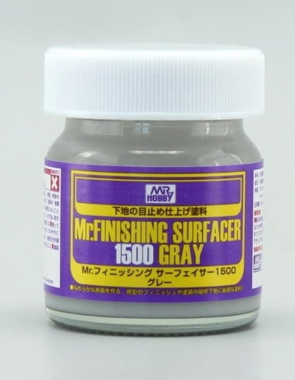 Mr Finishing Surfacer Grey Gray 1500 by Mr Hobby Gunze 40ml GUZ-SF289 SF289