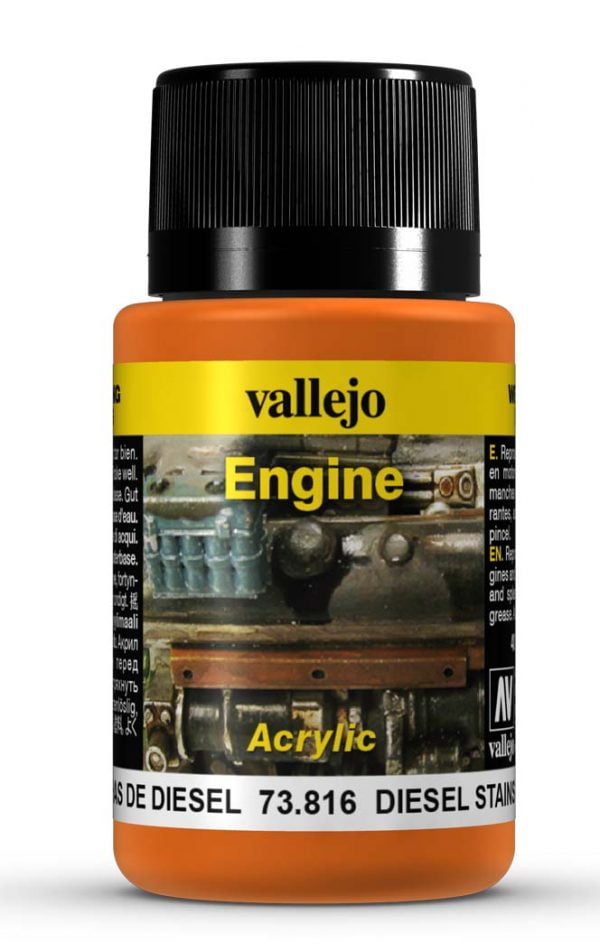 Effets de moteur de taches diesel par Vallejo 73816