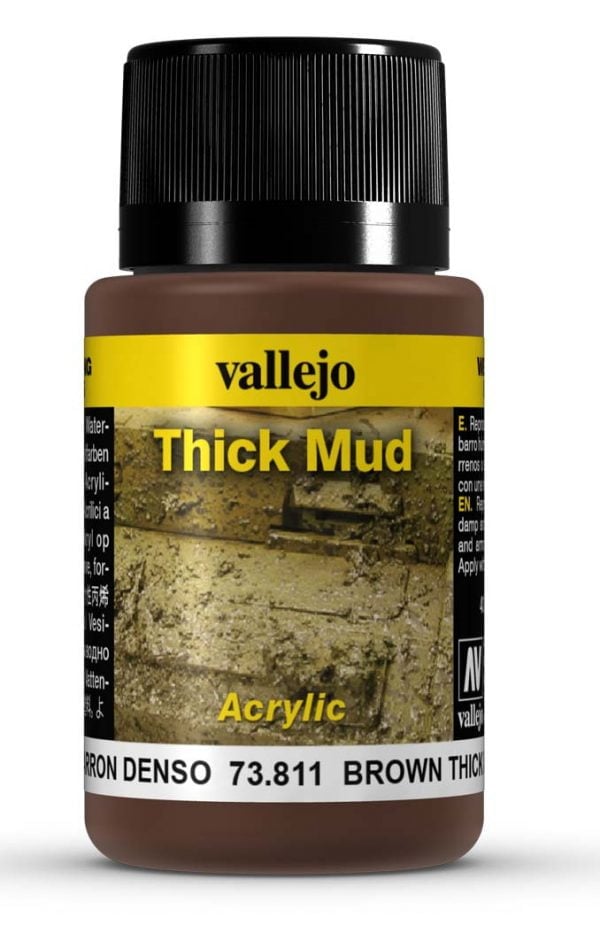 Brown Mud Thick Mud by Vallejo 73811