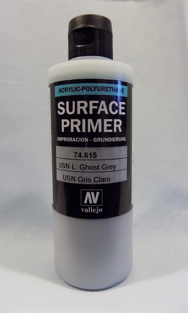 200ml Vallejo Primer Model Color Colour 74615 USN Light Ghost Grey Gray
