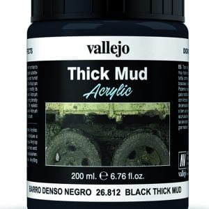 Boue noire Boue épaisse de Vallejo 26812 200 ml
