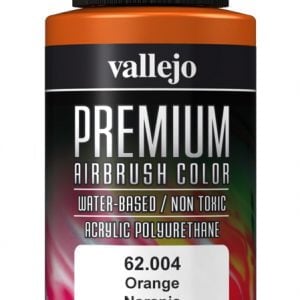 Orange Premium Airbrush Colour by Vallejo 62004 60ml