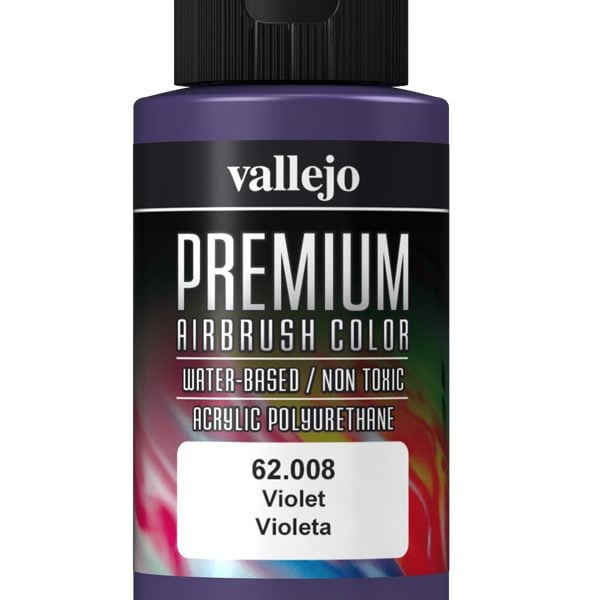 Violet Premium Airbrush Colour by Vallejo 62008 60ml