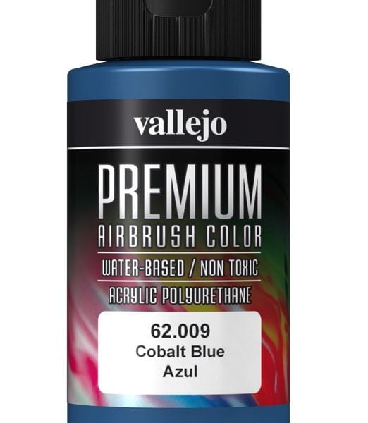 Cobalt Blue Premium Airbrush Colour by Vallejo 62009 60ml