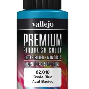 Couleur pour aérographe Basic Blue Premium de Vallejo 62010 60 ml