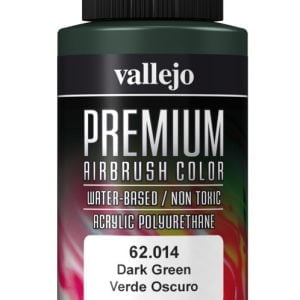 Vallejo 62014 Couleur pour aérographe vert foncé Premium 60 ml