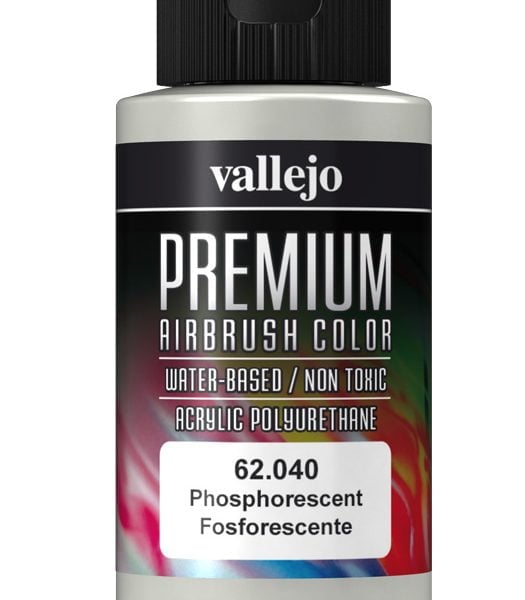 Phosphorescent Premium Airbrush Colour by Vallejo 62040 60ml