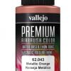 Metallic Orange Premium Airbrush Colour by Vallejo 62043 60ml