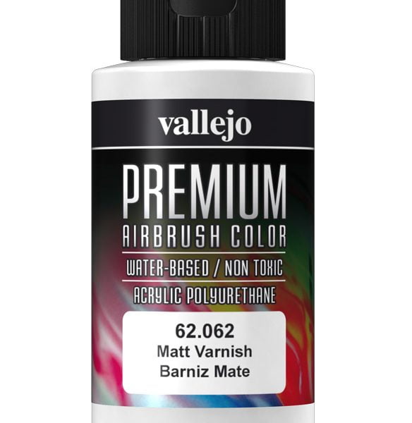 Matt Varnish Premium Airbrush Colour by Vallejo 62062 60ml