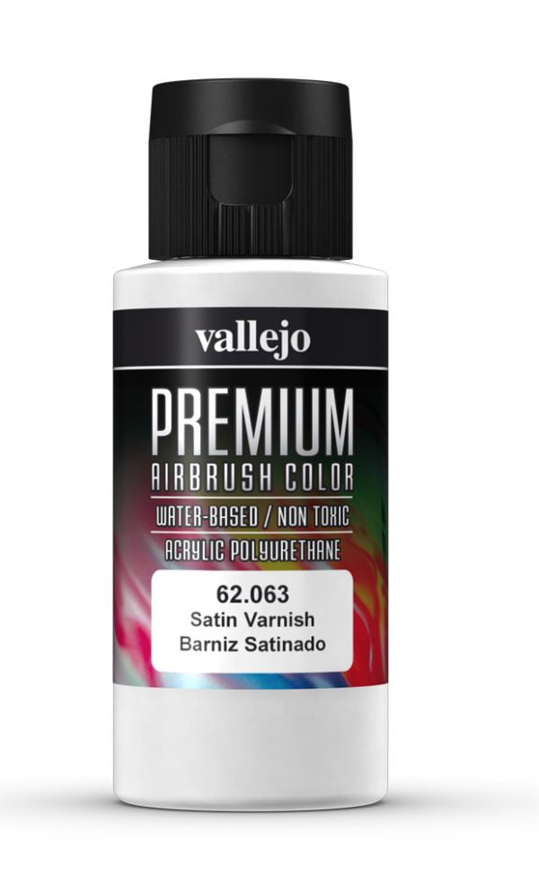 Vernis Satiné Premium Airbrush Color by Vallejo 62063 60ml