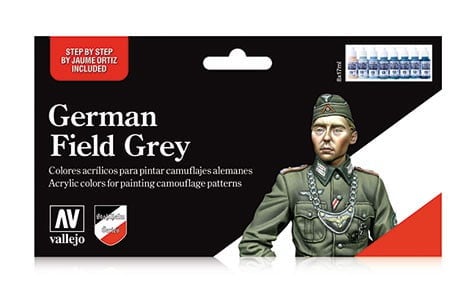 German Field Grey Set by Vallejo 70181