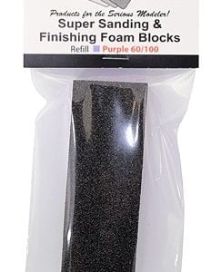 Purple 60-100 Grit Super Sanding and Finishing Foam Blocks ALB 1002