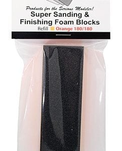 Orange 180 Grit Super Sanding and Finishing Foam Blocks ALB 1003