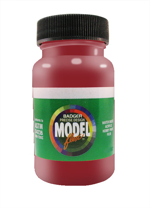 Deep Red ModelFlex Automotive Paint by Badger 16-116