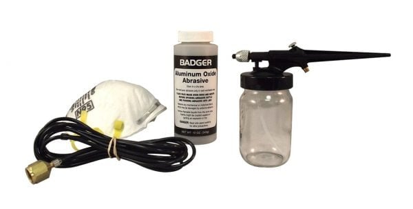 Contents Badger AirBrush Mini Sandblast Abrasive Sprayer Set 260-1
