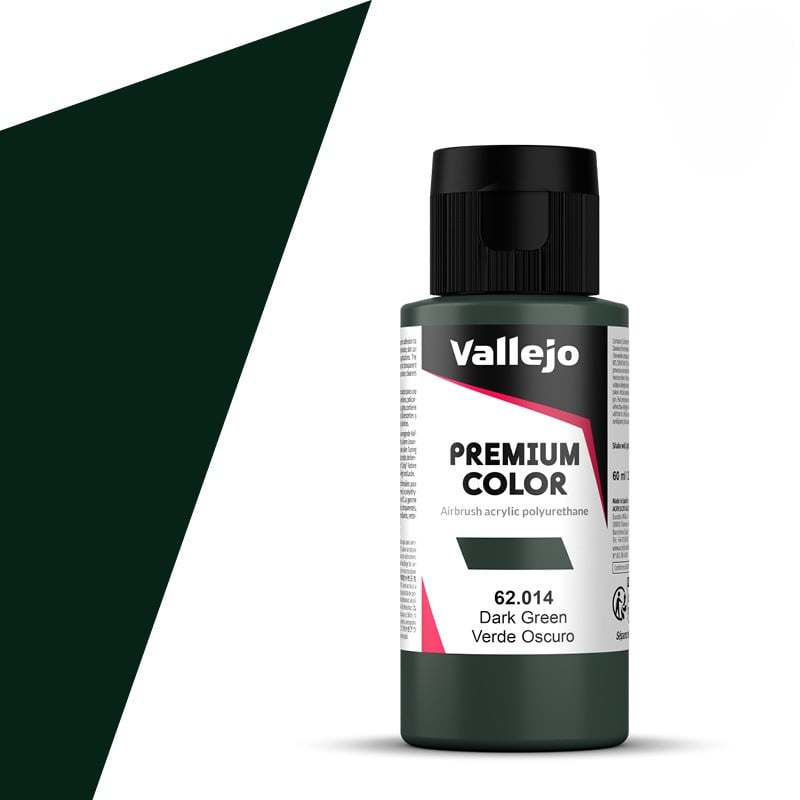Vallejo Premium Color Dark Green 62014 60ml