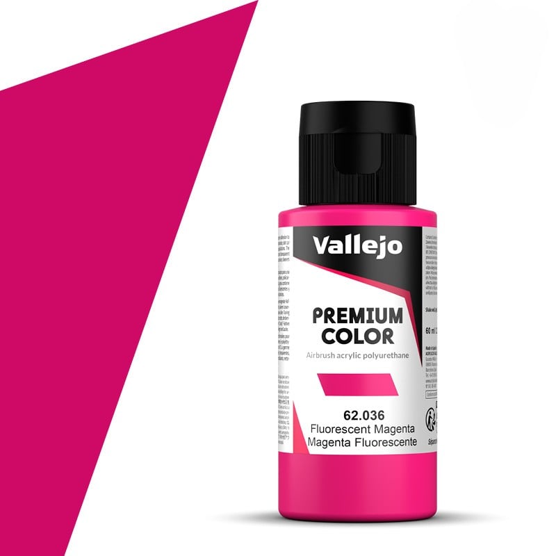 Vallejo Premium Color Fluorescent Magenta 62036 60ml
