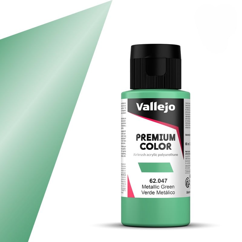 Vallejo Premium Color Metallic Green 62047 60ml