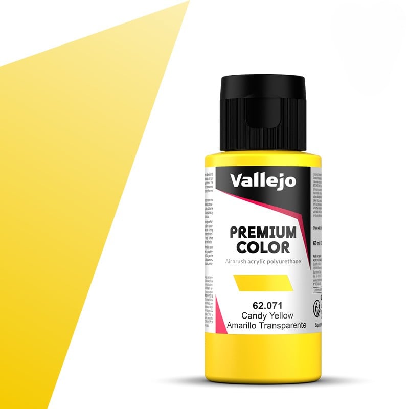 Vallejo Premium Color Candy Yellow 62071 60ml