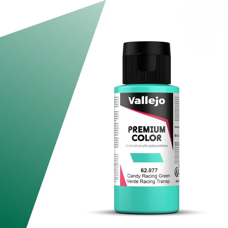 Vallejo Premium Color Candy Racing Green 62077 60ml