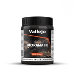 Vallejo Diorama FX Black Lava-Asphalt Earth Texture 26214 200ml