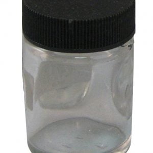 Badger AirBrush Glass Jar and Cover 50-0052B 50-0052