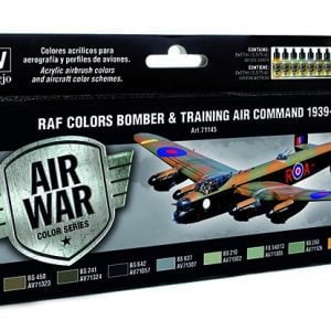 RAF Colors Bomber & Training Air Command 1939-1945 Kit de peinture par Vallejo 71145