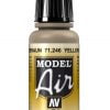 Peinture Aérographe Vallejo Model Air 17ml - Jaune Marron (Yellow Brown) - Réf. VAL71246