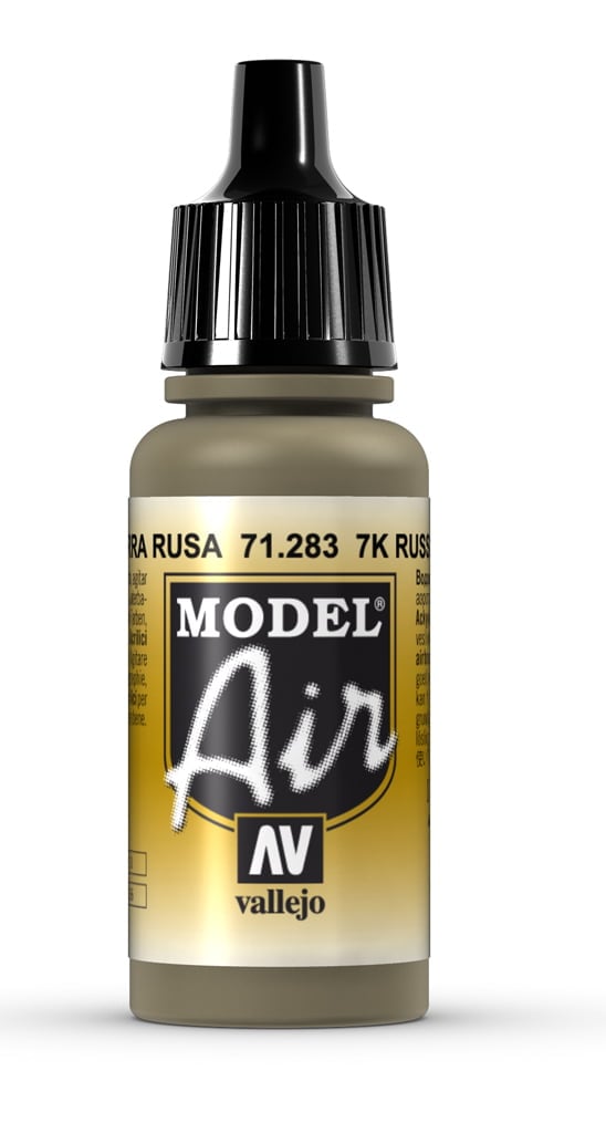 Vallejo Model Air Color Couleur 7K Tan russe 71283