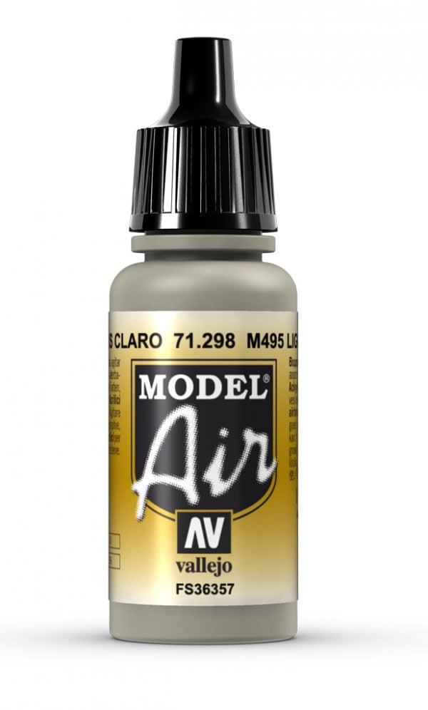 Vallejo Modèle Air Color Couleur M495 Gris Clair Gris 71298