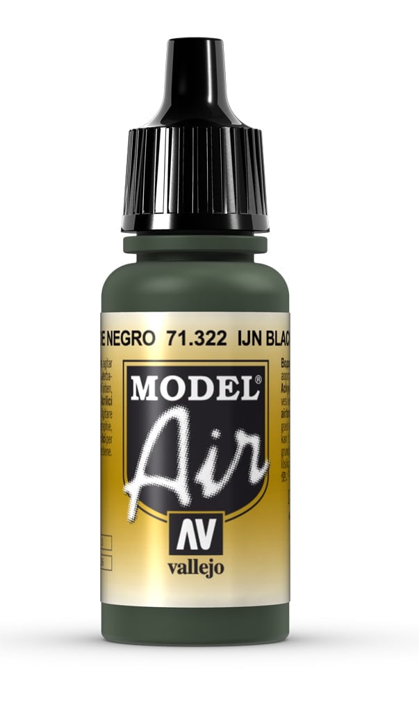 Vallejo Modèle Air Couleur Couleur IJN Noir Vert 71322