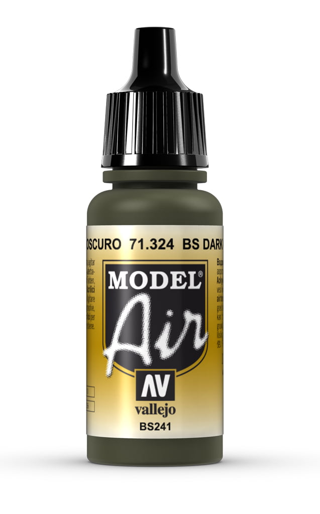 Vallejo Model Air Color Couleur BS Vert Foncé 71324