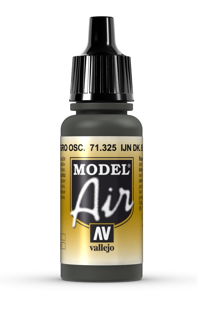 Vallejo Model Air Color Couleur IJN Noir Vert Foncé 71325