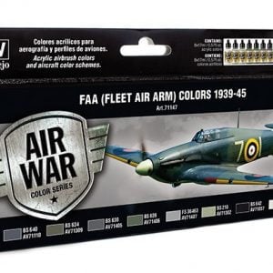 FAA FLEET AIR ARM Colors 1939-1945 Kit de peinture par Vallejo 71147